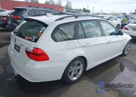 2008 BMW 328I z USA, uszkodzony, nr VIN WBAVS13548FX17018